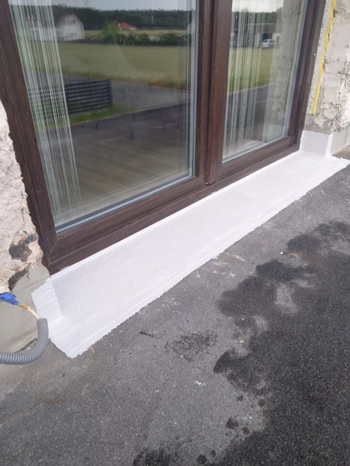 Uszczelnione drzwi tarasowe